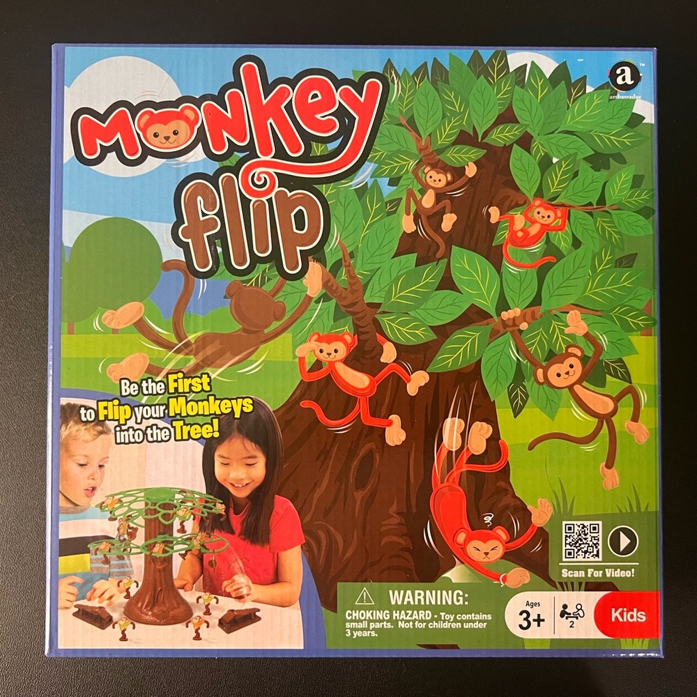 Monkey Flip Board Game Ambassador Games NEW